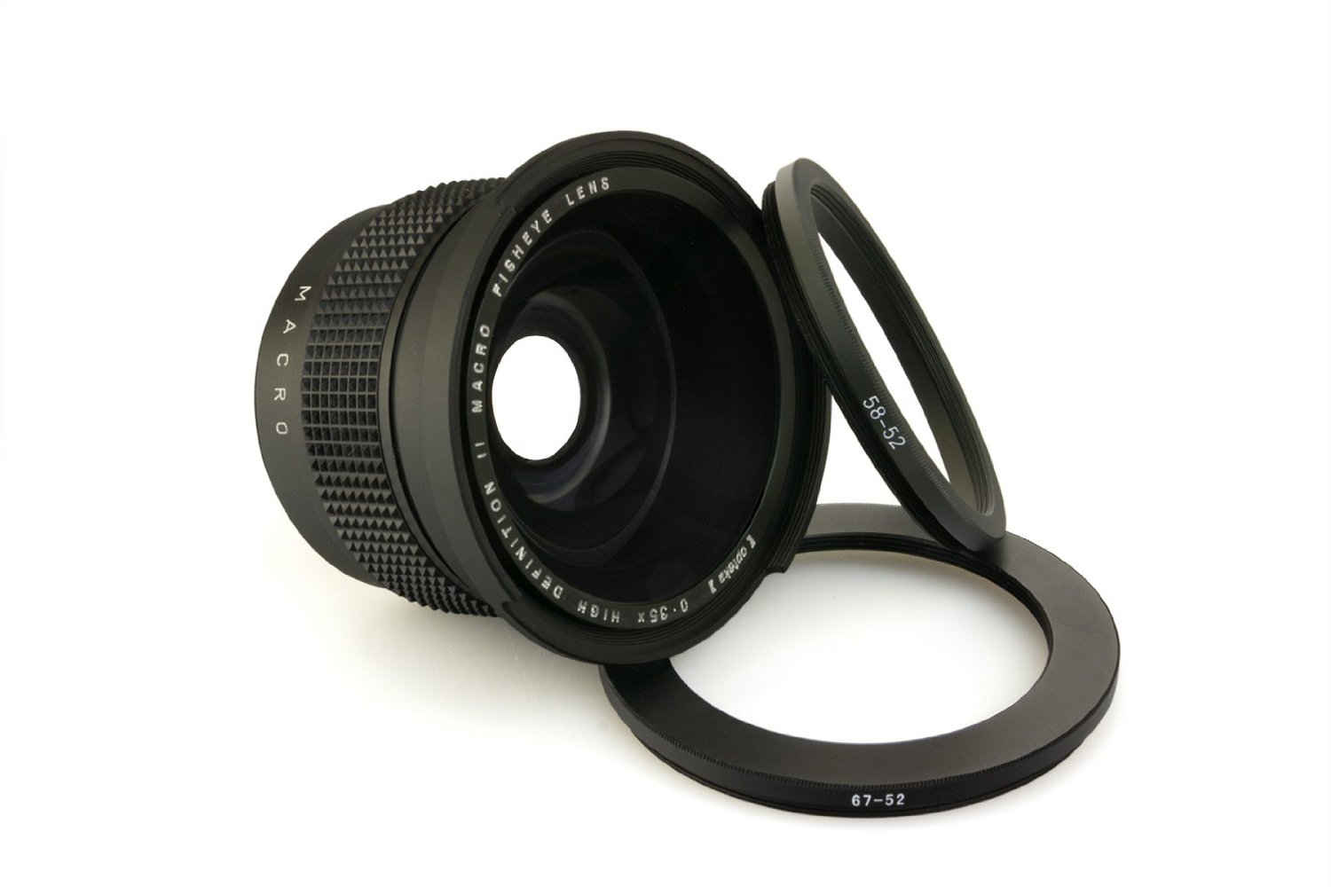 Professional .20x Super Wide Angle HD Lens + .35x Macro Fisheye Adapter