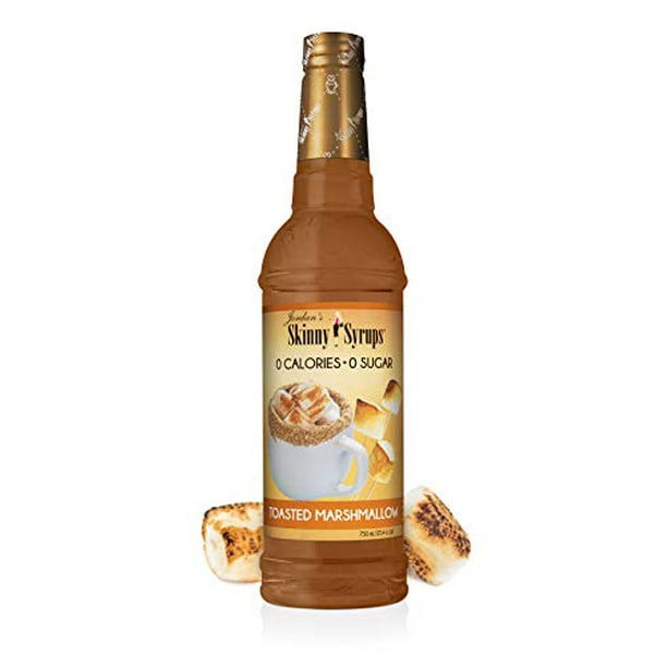 Jordan's Skinny Syrups Toasted Marshmallow, Sugar Free Flavoring Syrup, 25.4 Ounce Bottle