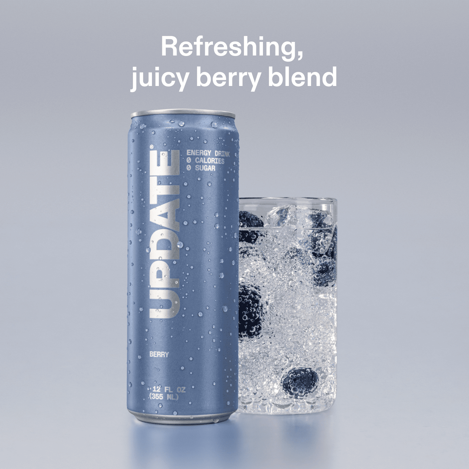 UPDATE Zero Sugar Energy Drink, Berry, 12 fl oz Can