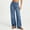 *b-Blue, variant on Women's High Waist Flare Wide Leg Jeans,Classic Retro Denim Pants with Pockets a-Blue,Women's Plus L