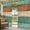 green, variant on Outdoor Curtains for Patio Waterproof, Farmhouse Teal Brown Outdoor Privacy Panels Grommet, Vintage Wooden Striped Blackout Outside Curtains for Porch/Cabana/Pergola/Gazebo 54"x84", 2 Panels