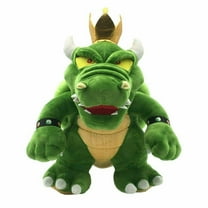 Soft Stuffed Toys 12" Mari0 Bros King Koopa Bowser Plush Toy Doll Green