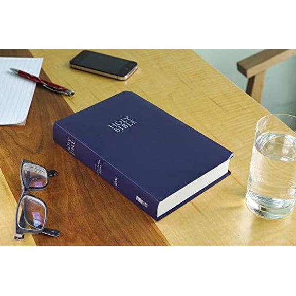 Pre-Owned Niv, Gift and Award Bible, Leather-Look, Blue, Red Letter Edition, Comfort Print Paperback