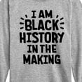 thumbnail image 3 of Instant Message - Black Histroy In The Making - Toddler & Youth Long Sleeve Graphic T-Shirt, 3 of 6