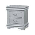 thumbnail image 1 of Mesita de noche Casafoyer Louis Philippe III Platinum White, 1 of 1