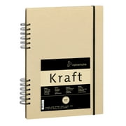 Hahnemhle Kraft Paper A4 Sketch Book (Ochre Cover, 80 Sheets)