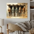 thumbnail image 2 of Designart "Tribes Dogon African Mask I" African Tribes Metal Wall Art Prints, 2 of 5