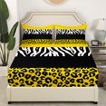 thumbnail image 3 of Erosebridal Cheetah Print Sheet Set Queen for Kids, Rustic Animals Bedding Sets Queen Size, Zebra Room Decor,, 3 of 7