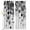 Black, variant on Red Gradient Blackout Curtains for Bedroom/Living Room, Pinch Pleated Black Out Curtains, Abstract Polka Dots Vintage Modern Art Room Darkening Window Drapes with Hooks 2 Panels, 39"x70"