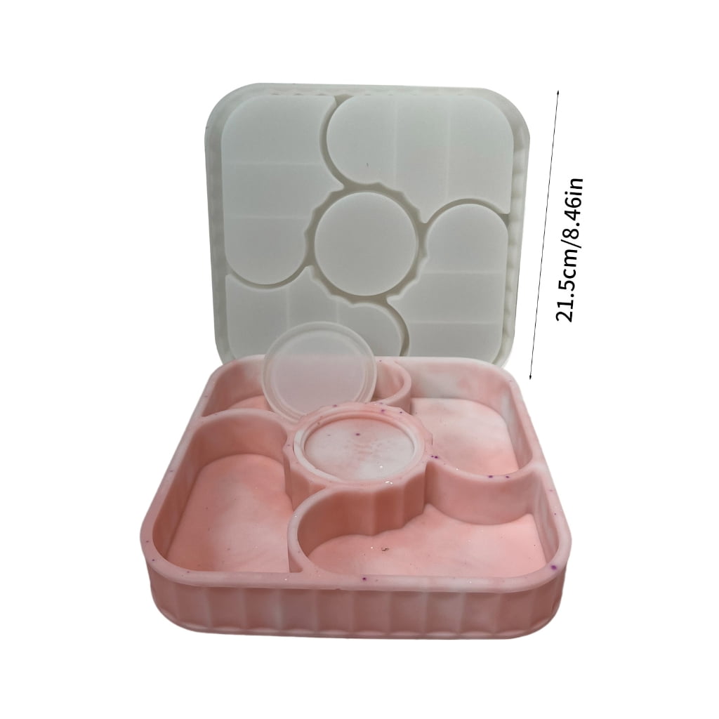 BQBQERT Stylish Silicone Mold Fruit Trays Resin Fruit Storage Box Silicone Suitable for Projects