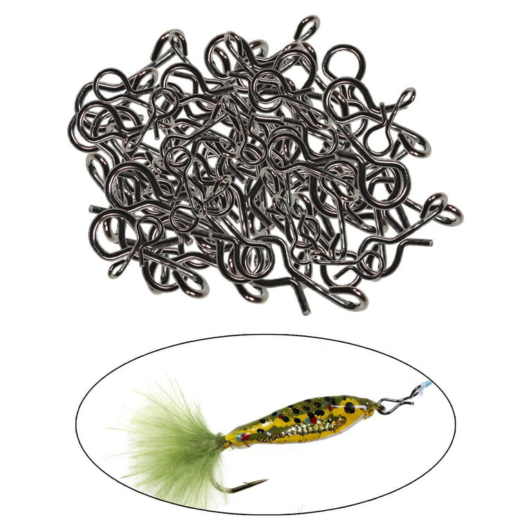 250x Metal Fly Fishing Snaps Quick Clips Sizes for Fishing