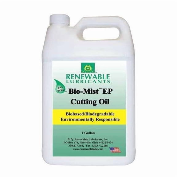Renewable Lubricants Cutting Oil,1 gal,Bottle 86733