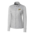 thumbnail image 2 of Women's Cutter & Buck Gray George Mason Patriots Vault Stealth Hybrid Quilted Full-Zip Jacket, 2 of 3