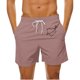 thumbnail image 2 of Mens Casual Pantalones Cortos en Forma de Corazón Impreso Cordón Bolsillo Playa, Poliéster Spandex para Primavera Verano Al Aire Libre Y Diario, 2 of 9
