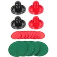 thumbnail image 4 of Nestingho 16PCS 76MM Air Hockey Pushers and Pucks Replacement Set for Game Tables with Kit, Air Hockey Accessories in Red and Dark, 4 of 7