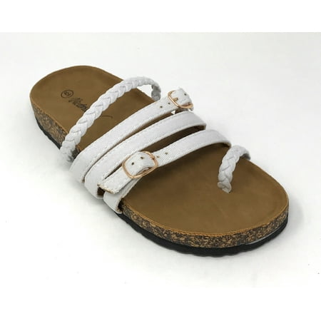 

Victoria K Women s Multi Strap And Buckles Cork Sandals