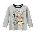 thumbnail image 3 of Esaierr Kids Baby Spring Fall T Shirts for Boys,Toddler Cotton Dinosaur Graphic T Shirts Fall Winter Cotton Long Sleeve Tees Shirt Toddler Underlay Clothe Tops for 1-8Y, 3 of 8