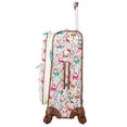 thumbnail image 2 of Lily Bloom Luggage Carry On Expandable Design Pattern Suitcase For Woman With Spinner Wheels (20in, Giraffe Park), 2 of 7