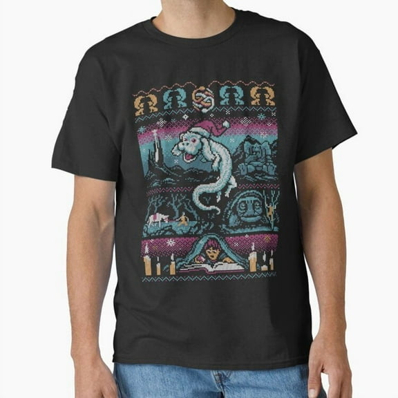 Neverending Christmas Funny Holiday Graphic Unisex T-Shirt Gift up to 5XL