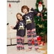 thumbnail image 3 of Conjuntos navideños a juego para la familia, pijamas familiares con estampado de caribú navideño de dibujos animados, ropa de bebé para casa de vacaciones, novedad de 2023, 3 of 4