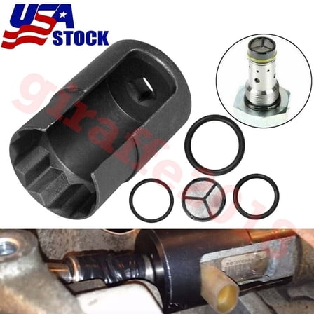 6.0L Powerstroke IPR Valve Socket Removal Tool with Seal Kits for 2003-2010 Ford