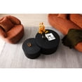 thumbnail image 3 of 1-Seat Cloud Couch & Orange Hue | Perfect for Solo Relaxation | Benefit from Fluffy Cushions and a Waist-Supporting Backrest, 3 of 5