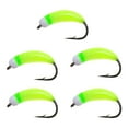 thumbnail image 1 of 12 Nymphes de vers de Terre pour Truite Perche Crapet Poisson Blanc Mouche, 1 of 9