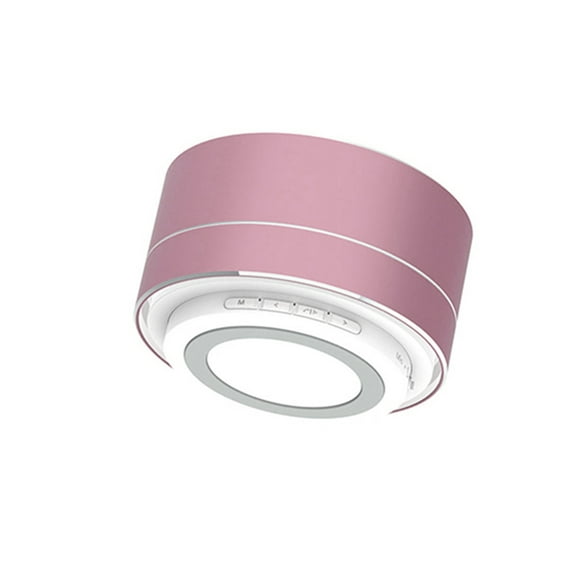 Bluetooth Wireless Mini Portable Super Bass Speaker for iPhone Samsung PC Tablet-Rose Gold