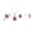 RUBY, variant on Jewelry For Women Sterling Silver Birthstone Jewelry Ring, Earring & Pendant Necklace Gemstone & Diamonds Pear Tear Drop Shape Star Ruby July Birthstone. Exquisitely Matching Jewelry, Size 10