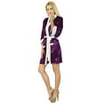 thumbnail image 3 of Bimba Robe Courte en Satin pour Femmes Ceinture en Velours Robe de Demoiselle d'Honneur, 3 of 8