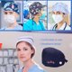 thumbnail image 3 of Paquete De 4 Gorros De Trabajo Para Enfermera, Servicio Prolongado, Color Puro, Botón Pulido Opaco, Gorros De Trabajo Multifuncionales Unisex, Uniformes De Trabajo Advancent AP008643-07, 3 of 5