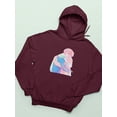 thumbnail image 3 of Manga Couple Soft Embrace Hoodie Women -Image by Shutterstock, Female 5X-Large, 3 of 4