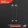 thumbnail image 5 of A-Premium 11Pcs Front Kit, Upper Control Arm Lower Ball Joint Inner Outer Tie Rod End Sway Bar Links, Compatible with 2011-2019, Chevrolet Silverado 2500 HD 3500 HD, GMC Sierra 2500 HD 3500 HD, 5 of 9