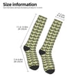 thumbnail image 2 of Rateoe pelecus cultratus Pattern Women’s Knee High Crew Socks,Trouser Socks, – Comfortable, Breathable, Moisture-Wicking and Soft, 2 of 6