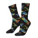 thumbnail image 1 of Fotbe Colorful Skateboard Calcetas Largas con Estampado para Hombre y Mujer – Calcetas de Compresión Transpirables y Elásticas, Viajar y Uso Diario Talla 5-11, 1 of 6