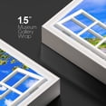 thumbnail image 4 of wall26 Canvas Print Wall Art Window View to Boat &amp; Tropical Beach Island Nature Wilderness Photography Realism Rustic Landscape Colorful Multicolor Ultra for Living Room, Bedroom, Office - 32&quo, 4 of 5