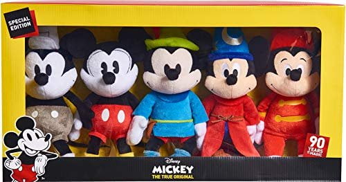 DISNEY MICKEY MOUSE 90th Anniversary THROUGH THE YEARS SET OF 8 PLUSH VERY RARE! 