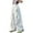 White, variant on CHENge Baggy Cargo for Girls 10-12 Elastic Waist Lounge Pants Modern Fit Soft Trousers Kids Clothes Size,Navy 9-10 Years