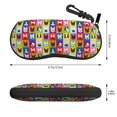 thumbnail image 2 of Vsdgher Colorful Bulldog Sunglasses Soft Case Neoprene Zipper Eyeglass Case, Zipper Portable Spectacle Cases for Men Women, 2 of 6