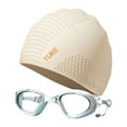 thumbnail image 1 of Gafas de natación con gafas de natación gafas resistentes a agua portátiles Beige, 1 of 8