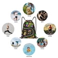 thumbnail image 6 of Fuzoiu Mardi Gras3 Print Drawstring Backpack for Gym, Travel, Yoga,Sports Sackpack String Bag for Women Men-Small, 6 of 6