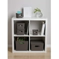 thumbnail image 5 of Superio 22L Large Brown Ribbed Storage Bin with Lid, Plastic Storage Bin, 5 of 9