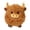 22x25x2 cm, variant on Cute Fluffy Cow Stuffed Animal, 2 Sizes with Keychain Clip, Realistic Scottish Highland Cattle Decor, Soft Plushie for Bedroom, Valentine‘s Day Gift for Her, Easter Basket Stuffers