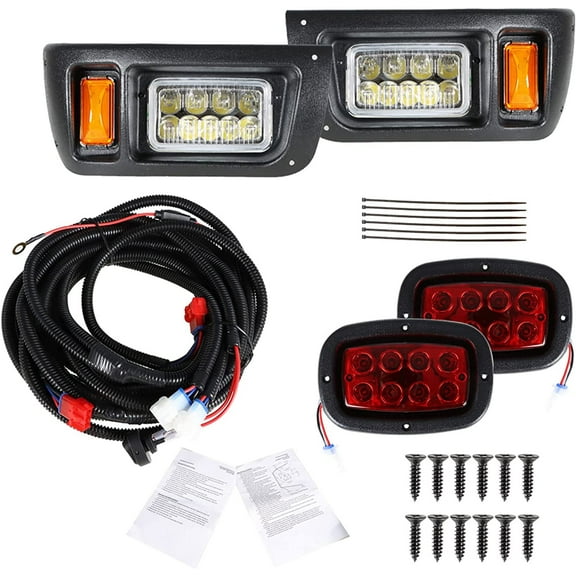 Labwork Golf Cart Adjustable LED Light Kit Replacement for 1993  Gas & Electric Club Car DS Golf Carts