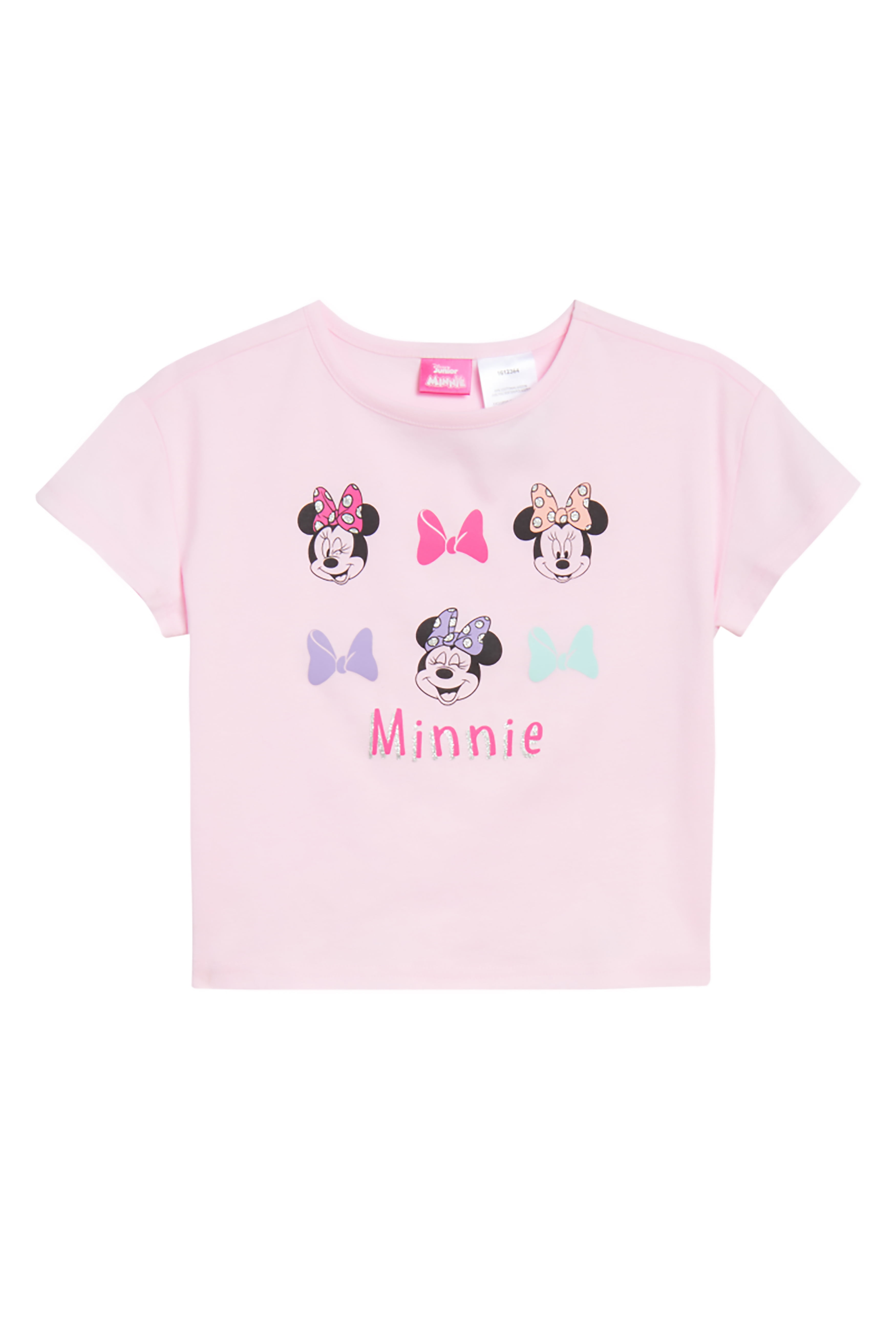 Disney Minnie Mouse Hoodie T-Shirt Athletic Pants 3-Piece Set (Size 3-7)