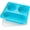 Blue, variant on Reusable Silicone Snack Containers with Lids, Snack Box Containers, Small Mini Food Snack Boxes, Salad Dressing Sauce Seasoning Container for Office, Picnic, Travel (Blue)