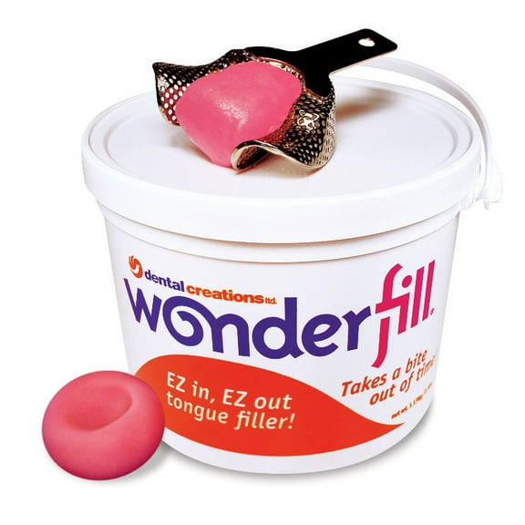 Dental Creations Wonderfill Tongue and Void Filler – Pre-Mixed Dental Model Tongue Filler – Model Putty - 1.13 kg Tub