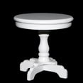 thumbnail image 1 of White Mini Round Wood Table for 1 12 Scale Kids Playing Use Traditional Design with Excellent Workmanship, 1 of 6