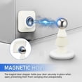 thumbnail image 3 of Magnetic Doorstop Anti-Collision Silicone Door Stopper Floor Suction Household Wind-Proof Wall Mounted Door Holder Hardware, 3 of 10