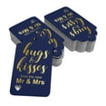 thumbnail image 2 of Inkdotpot Hugs And Kisses From The New Wedding Bottle Tag Real Gold Foil Favor Hang Tags Pack Of 100, 2 of 6